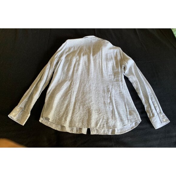 Van Heusen Size XLarge Long Sleeve Polka Dot Button-Down Shirt - Picture 10 of 10